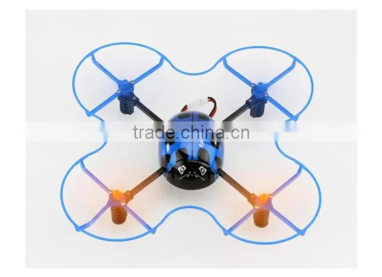 China Manufacture 2.4G 4 CH 4 Axis RC Ladybird RC Quadrocopter UFO with Gyro RC Drone RTF