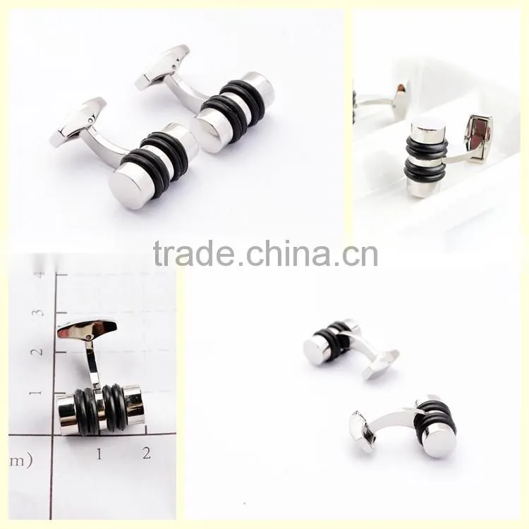 Wholesale boutique suppliersb hot sale silver suit shirt cufflinks