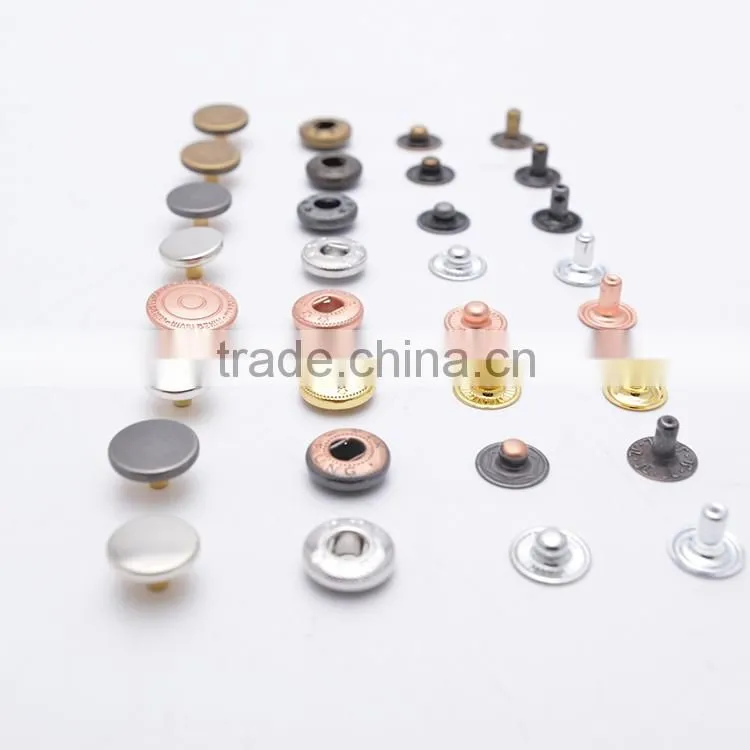 2016 Trending Metal Fasteners Decorative Leather Jacket Snap Buttons