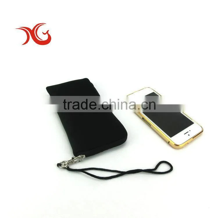 Neoprene smart mobile phones bag with handle