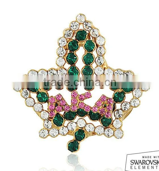 good rhinestone AKA pearl basileils custom lapel pin brooch jewelry