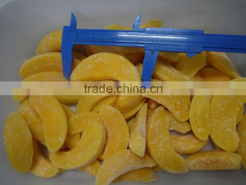 frozen yellow peach