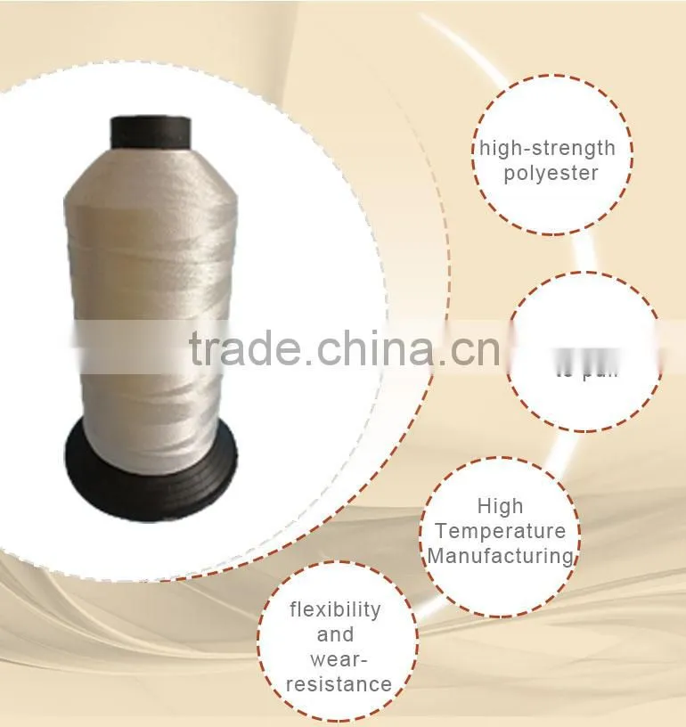 Factory manufacturer 840D high tenacity polyester yarn