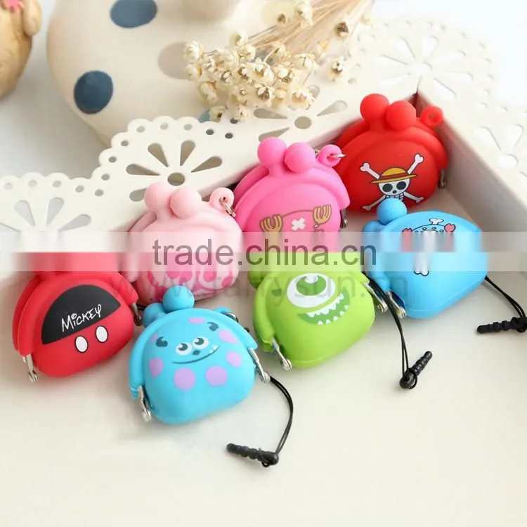 2015 High quality silicone ruber shoulder purses/ ladies purse wallet/rhinestone purses