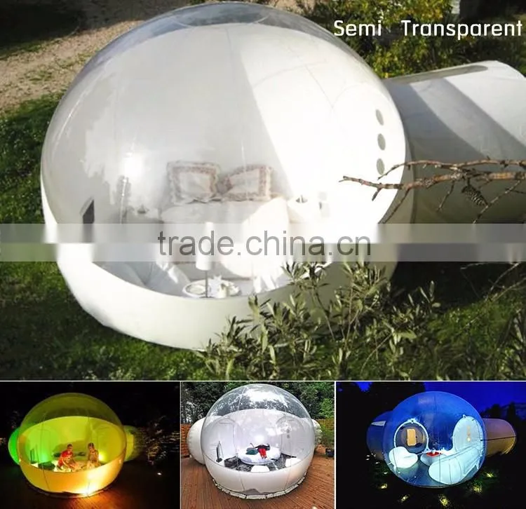 Outdoor Double Tunnel Inflatable Wedding Tent Inflatable Dome Tent Round Inflatable Bubble Tent