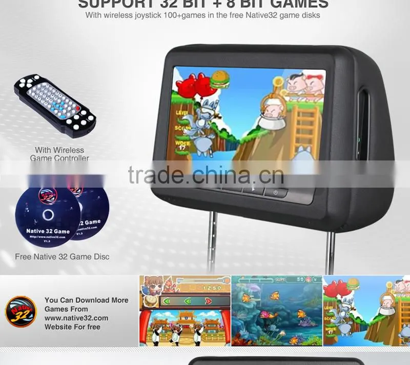 10.1 inch car Headrest DVD with HDMI and wireless display