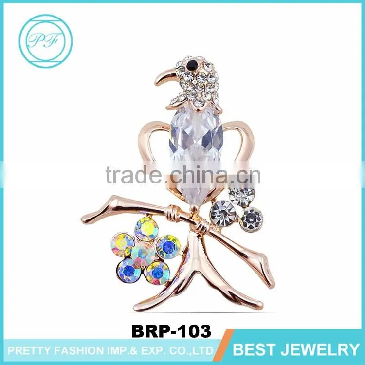 Wholesale products metal little bird brooch with bulk rhinestone brooch wholesale