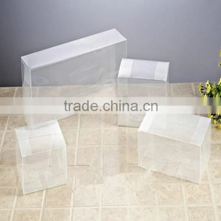 2016 factory Custom PVC plastic box , Clear tube box packaging