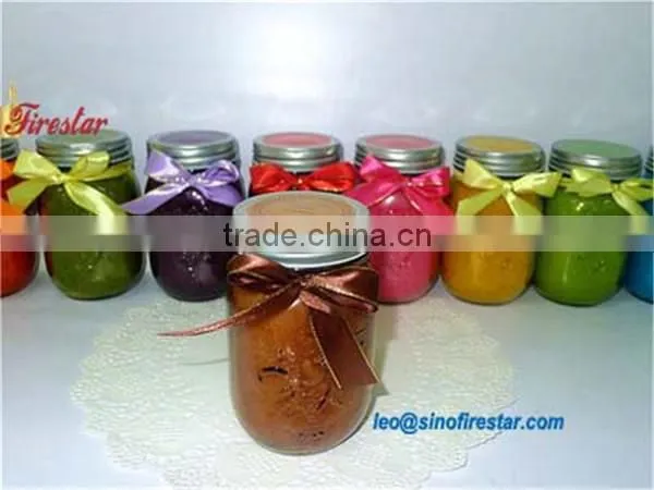 glass candle