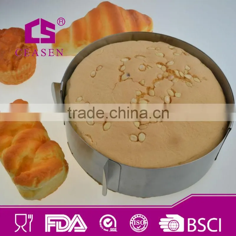 High quality and Eco-friendly roundless stainless steel cake mould wholesale