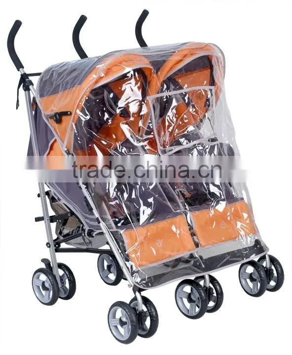 fashion new European style baby twin stroller