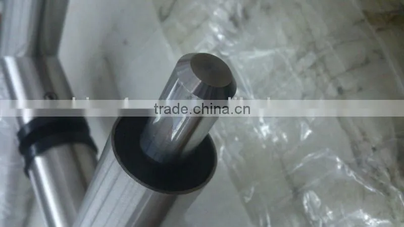 Glass door double key handle with lock