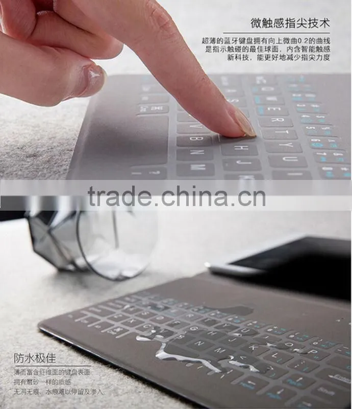 New Ultra Slim Bluetooth Keyboard Case for iPad Mini 7 inch 10inch Tablet pc