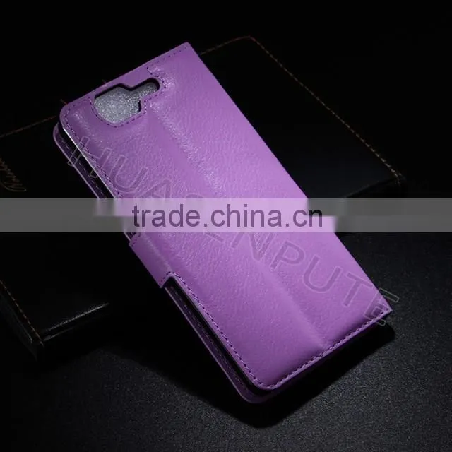 Luxury Lichee Kunstleder Flip Leather Phone Cover for Wiko Highway