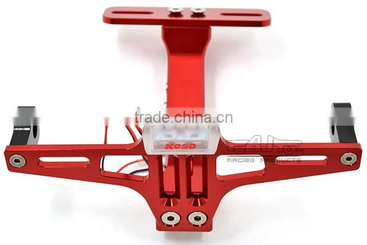 BJ-LPL-039 Aluminum Universal Sportbike License Plate Frames Holder Bracket with LED