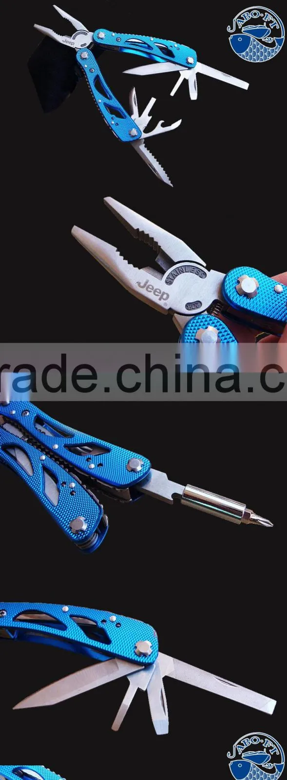 2016 wholesales price best sell foldable versatile lure fishing pliers