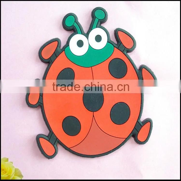 3d soft pvc custom made cup coaster
