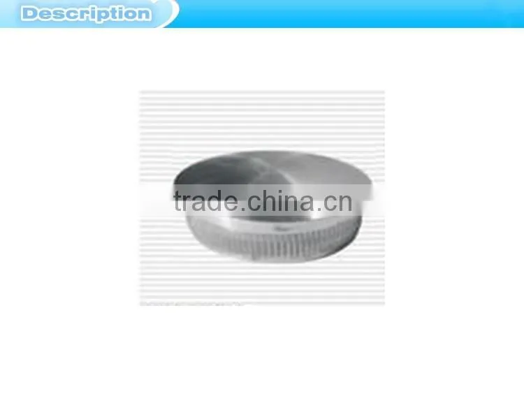 stainless steel handrail end caps/stair pipe handrail end caps EC-34