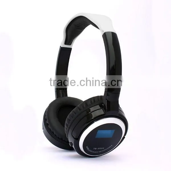 2015 Mp3 player Heaphone, Super bass wireless headphone with TF card and FM, sd memory card headphones