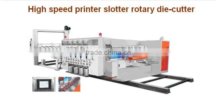 2015 hot sale flexo ink printing slotting die-cutting for corrugated paperboard making and forming