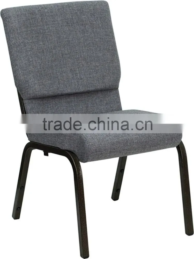 wholesale metal church chair with bookrack used church chair for sale