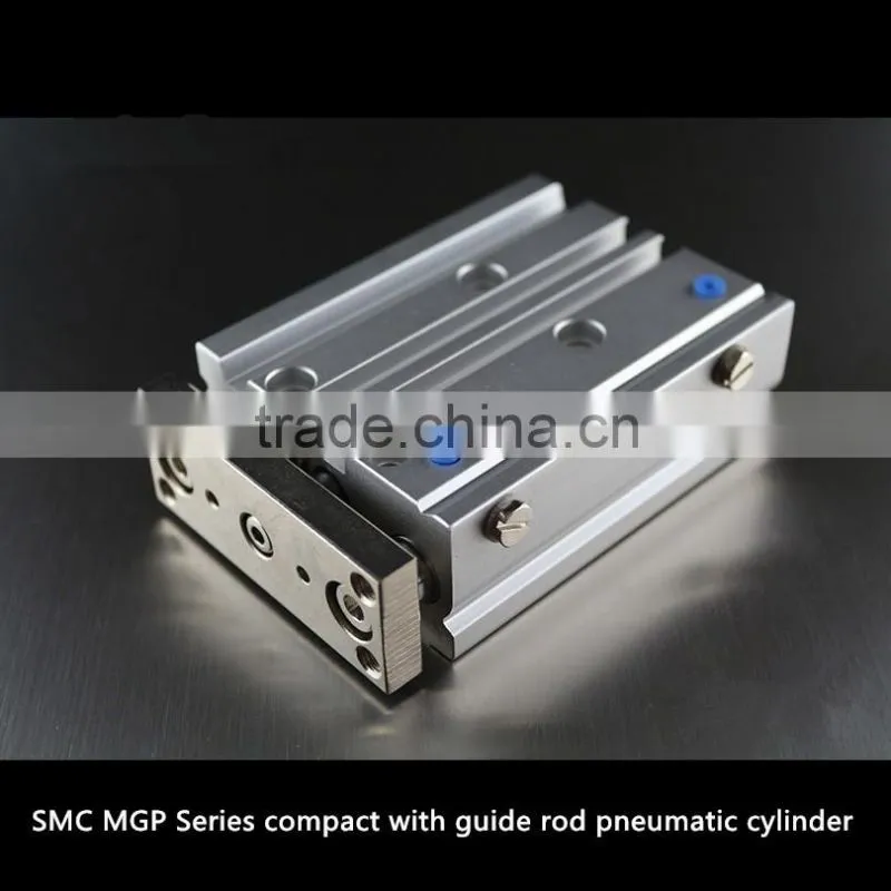SMC thin type MGPM 16*30 guide rod pneumatic compact cylinder, double acting