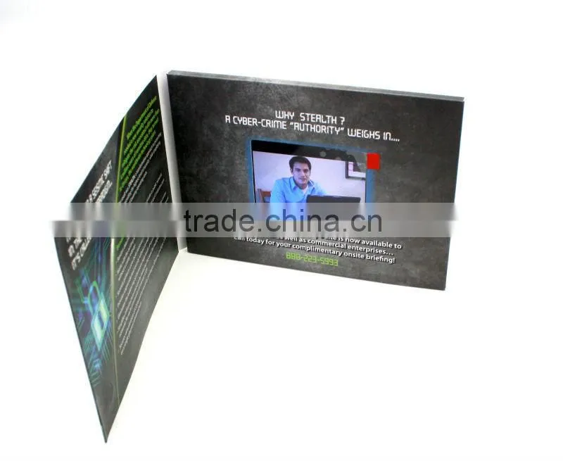 new greeting card with video for promotion