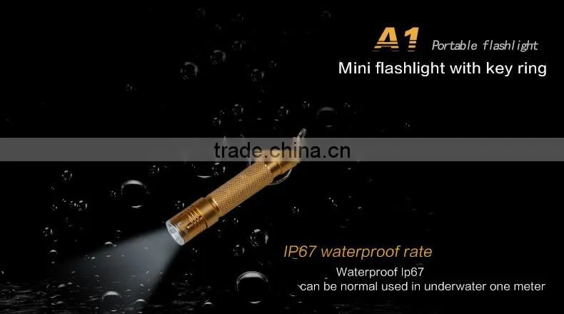 Supfire 20g gift mini keyring led torch