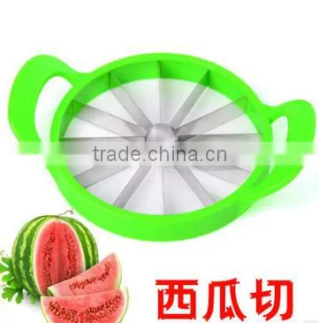 Big Safe Stainless Steel Fruit Melon Watermelon Slicer