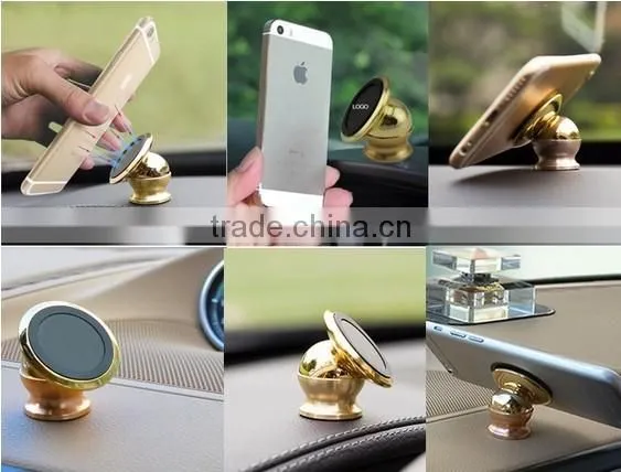 OEM Universal magnetic holder for mobile phone with flexible adjustable 360 degree rotation