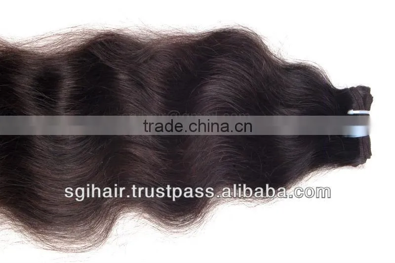 indian human hair weft