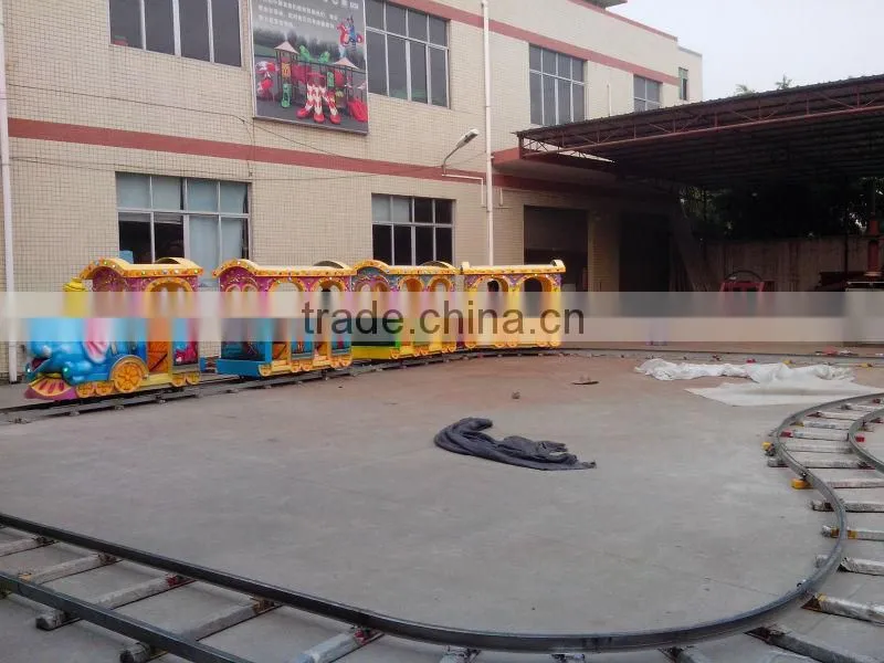 professional amusement park electric track train rides