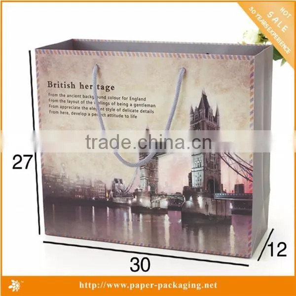 White cardboard making customized brown paper bags