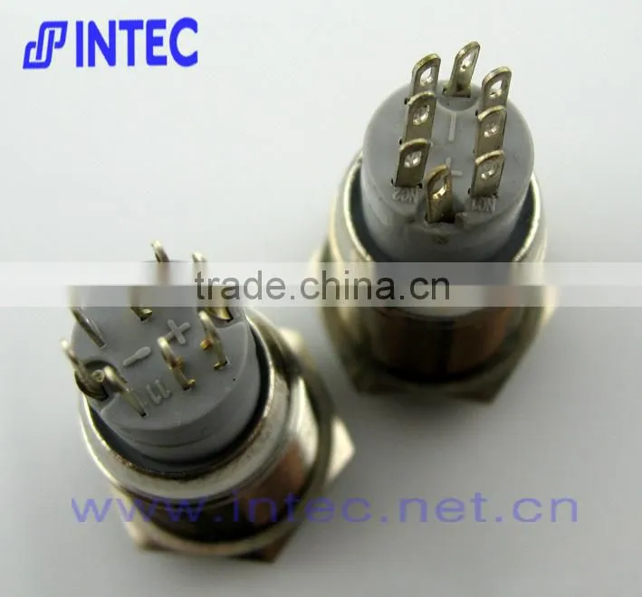 16mm Metal Pushbutton Switch Series
