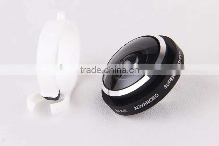 Phone Universal C Clamp 235 Degrees Super Fisheye Lens for iphone
