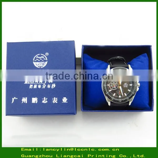 Custom luxury cardboard gift watch packaging box handmade