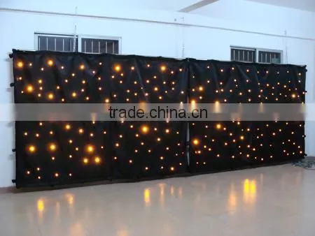 Romantic gobo optional LED Star Curtain