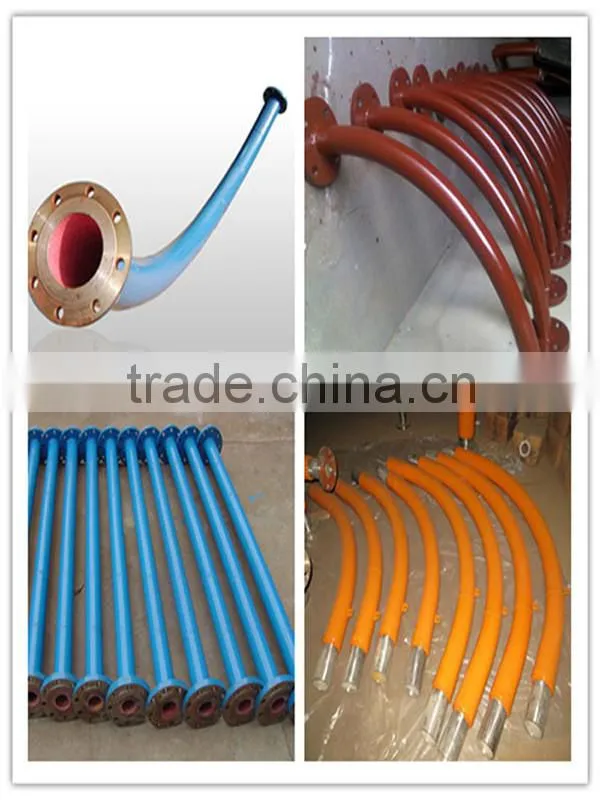 High hardness alumina wear resistant ceramic lined Bend for coal transport