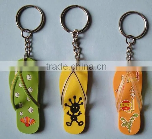 Professional PVC plastic key cap molding Key rings/ key chain