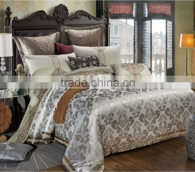 jacquard fabric duvet cover bedding set