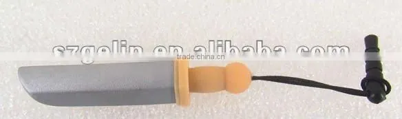 Mini Cute Knife promotion keychain pen stylus
