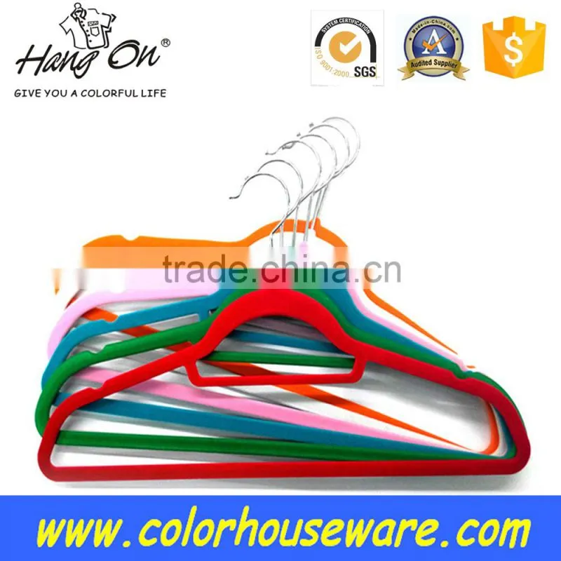 Lovely Shape Velvet hanger for clothes