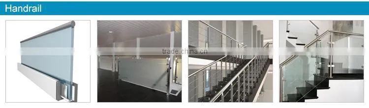 luxurious acrylic stair railing for indoor decoration