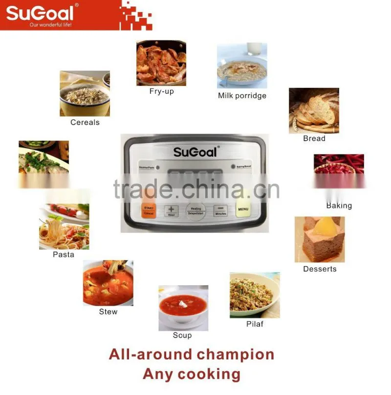 Unique flower pattern non-stick inner pot hot sale 1.8L/2.8L rice cooker