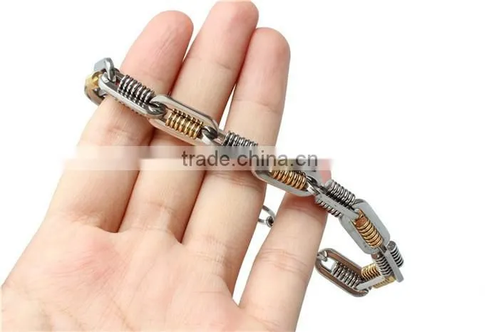 Kindy jewelry JCB0229 latest design fashion mens stainless steel bracelet