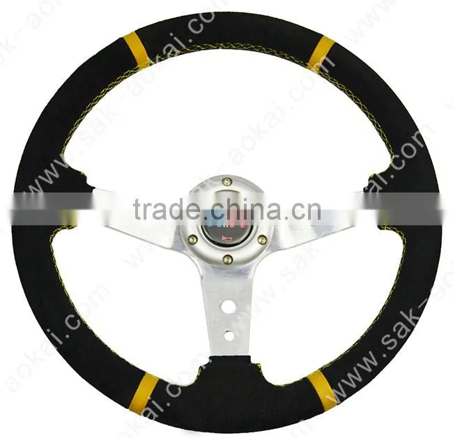 leather sewing steering wheel 350mm steering wheel
