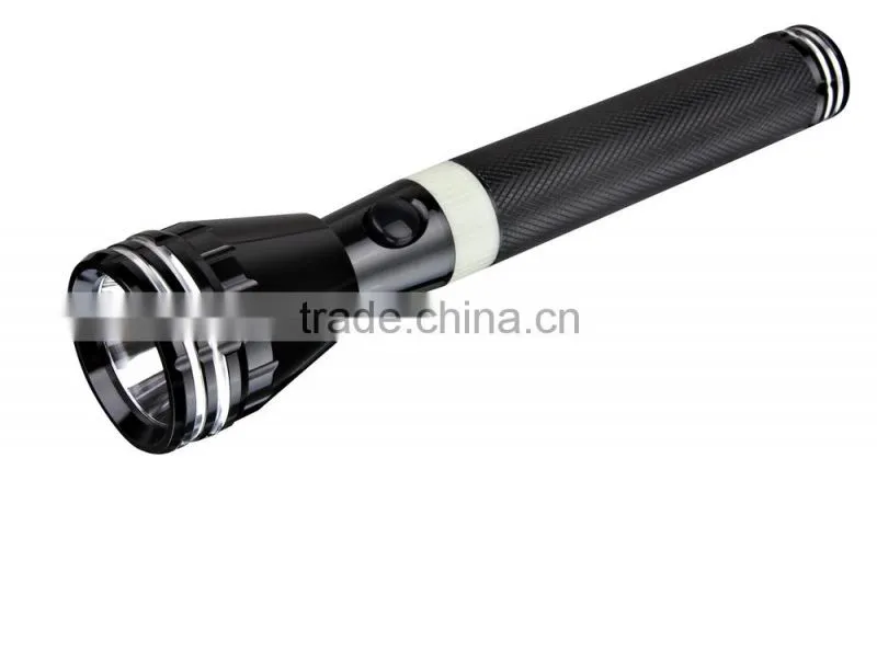 JD-8022 2AA middle east LED Aluminium rechargeable torch / flashlight