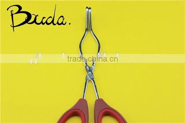 Bouda BBQ grill tong scissors tong with PP+TPR handle BD-K9018