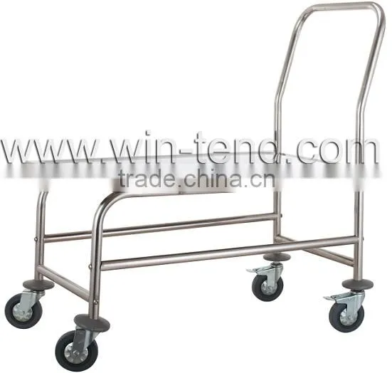 Stainless Steel Hand Pull Cleaning Service Trolley