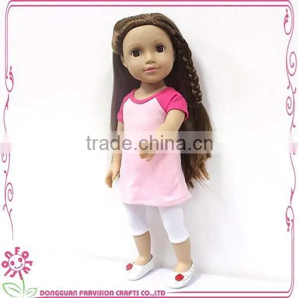 hot sale 18 inch big girl plastic doll for girls